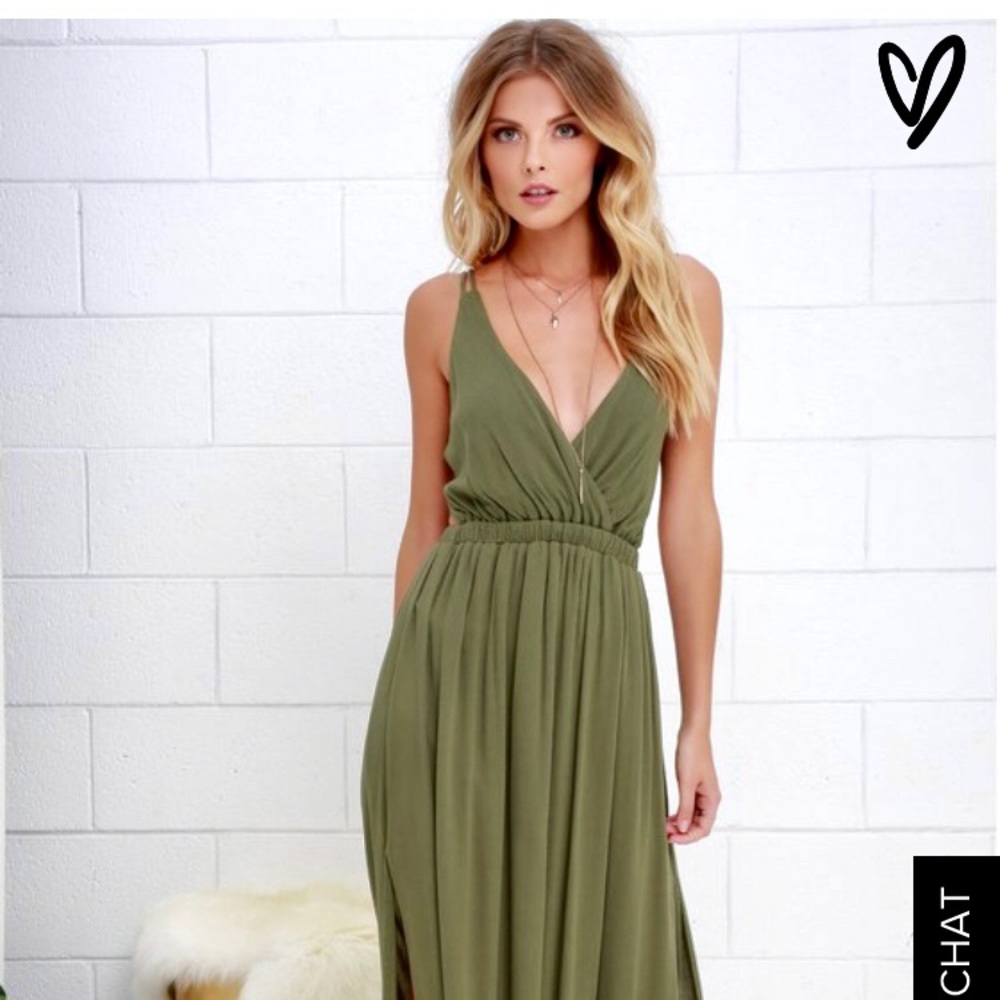LULUS Backless, Strappy Maxi